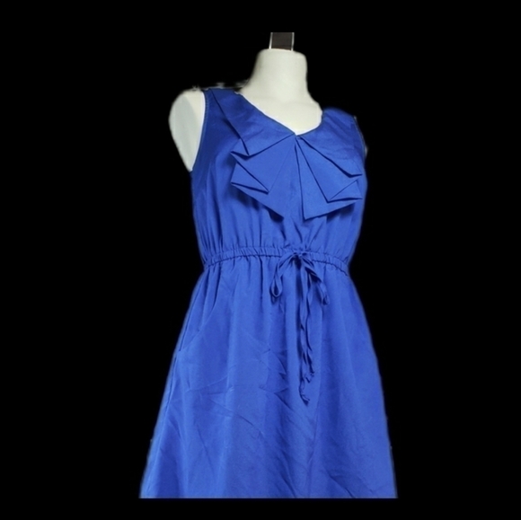 Bebop Blue Dress With Pockets - Picture 3 of 6